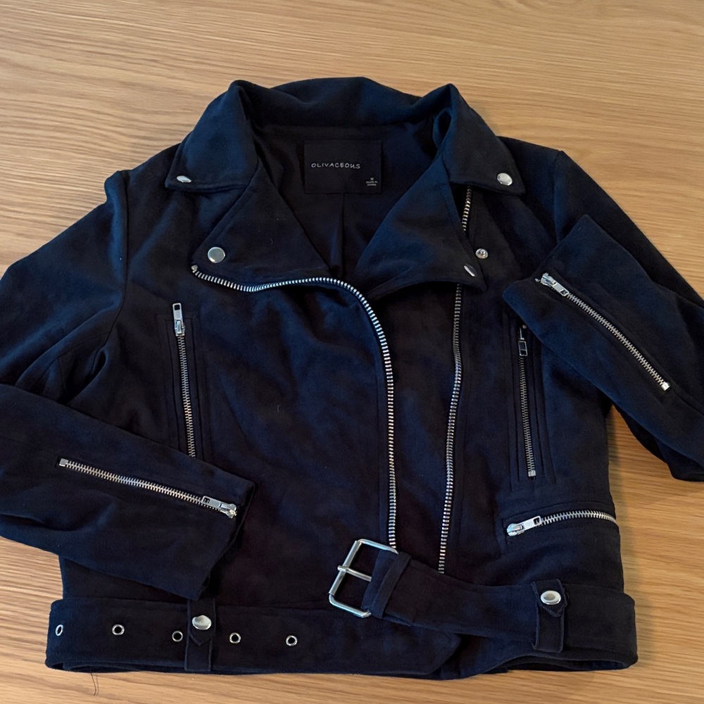 Dark Navy Suede jacket